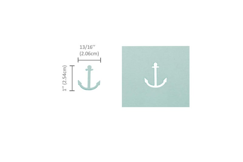 BiraBira Bira Craft 1 inch Anchor Shape Lever Action Craft Punch for Paper Crafting Scrapbooking - Image 2